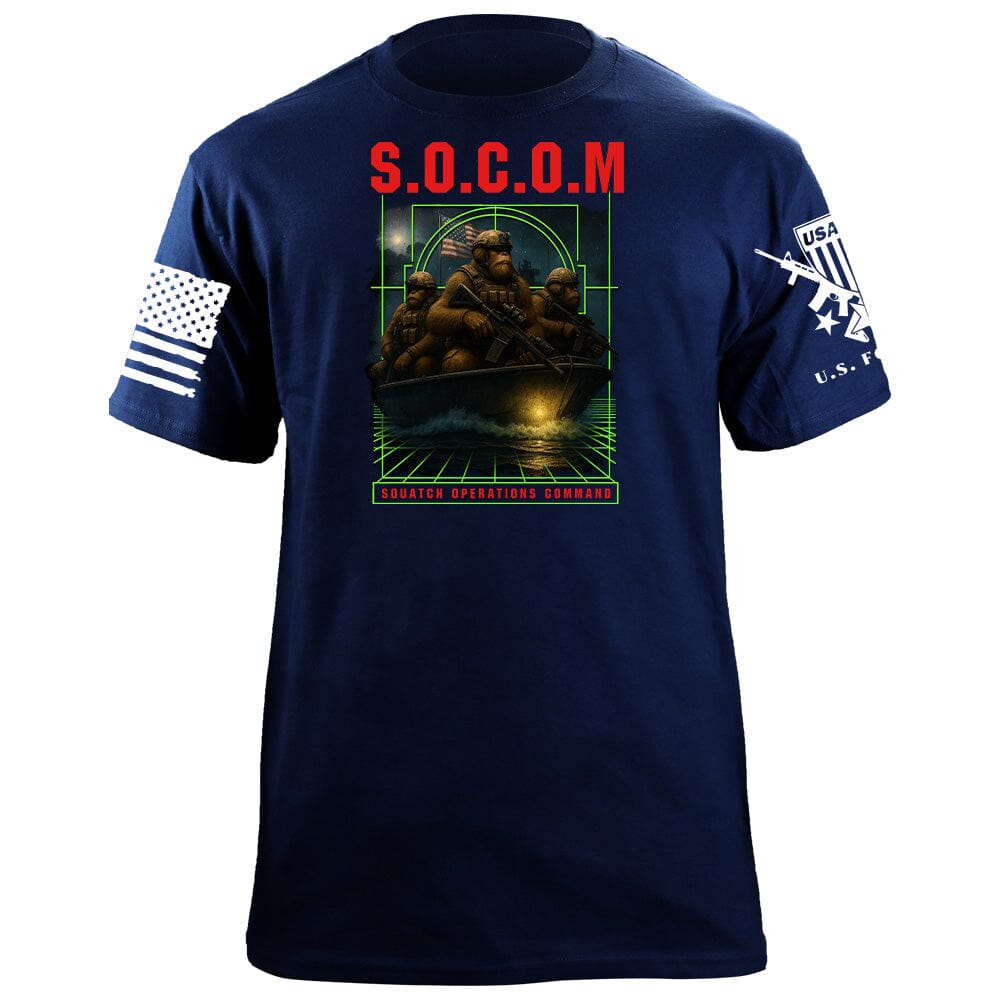 Bigfoot SOCOM T-Shirt Shirts 87304-S-NAVY