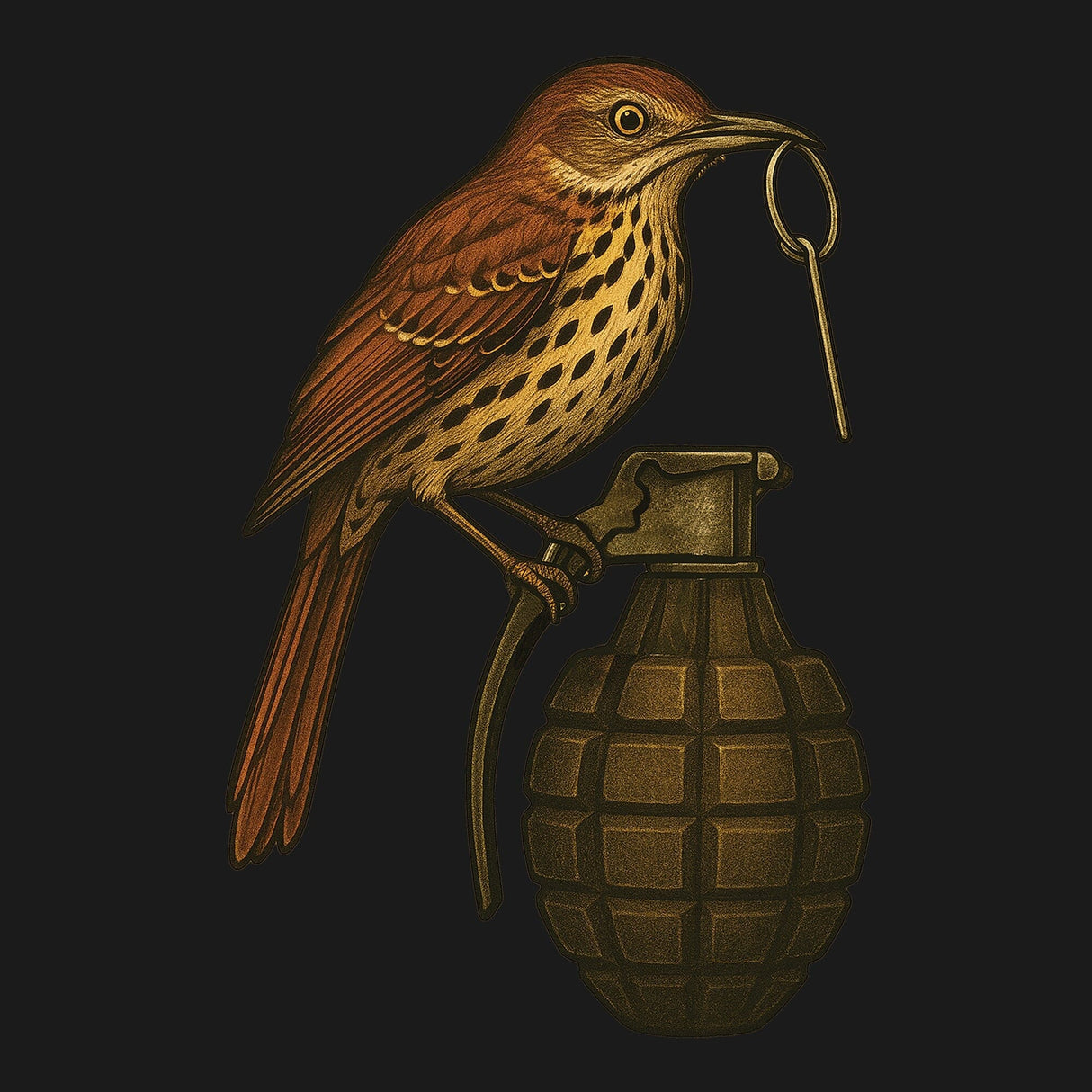 Bird Grenade Hoodie Hoodies 