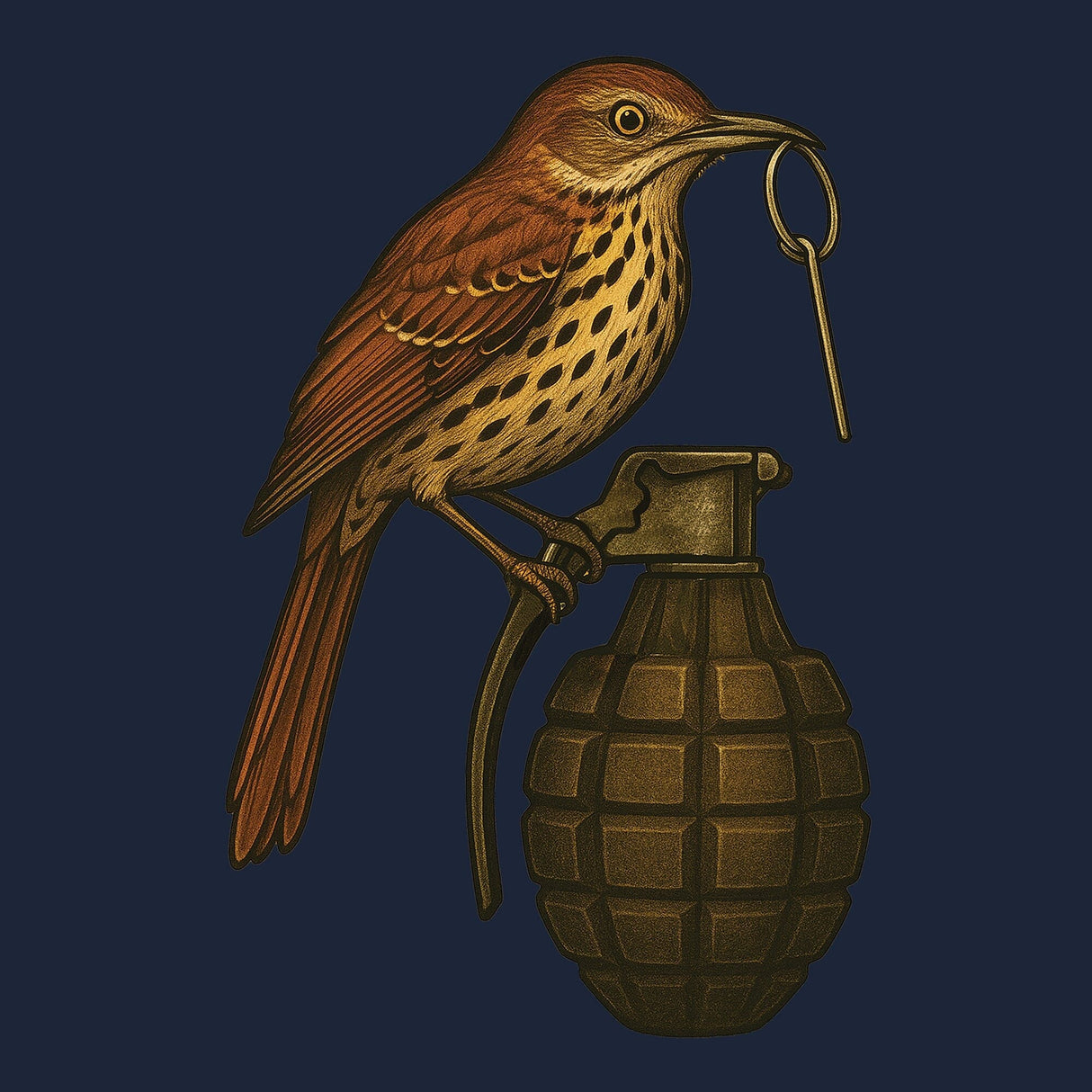 Bird Grenade Hoodie Hoodies 