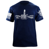 Bird Barb T-Shirt Shirts 87200-S-NAVY
