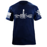 Bird Barb T-Shirt Shirts 87200-S-NAVY