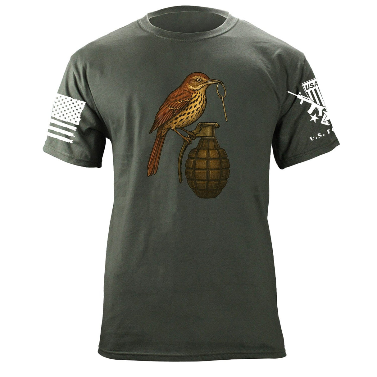 Bird Grenade T-Shirt Shirts 86426-S-MG