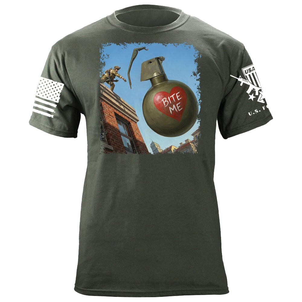 Bite Me Grenade T-Shirt Shirts 88164-S-MG