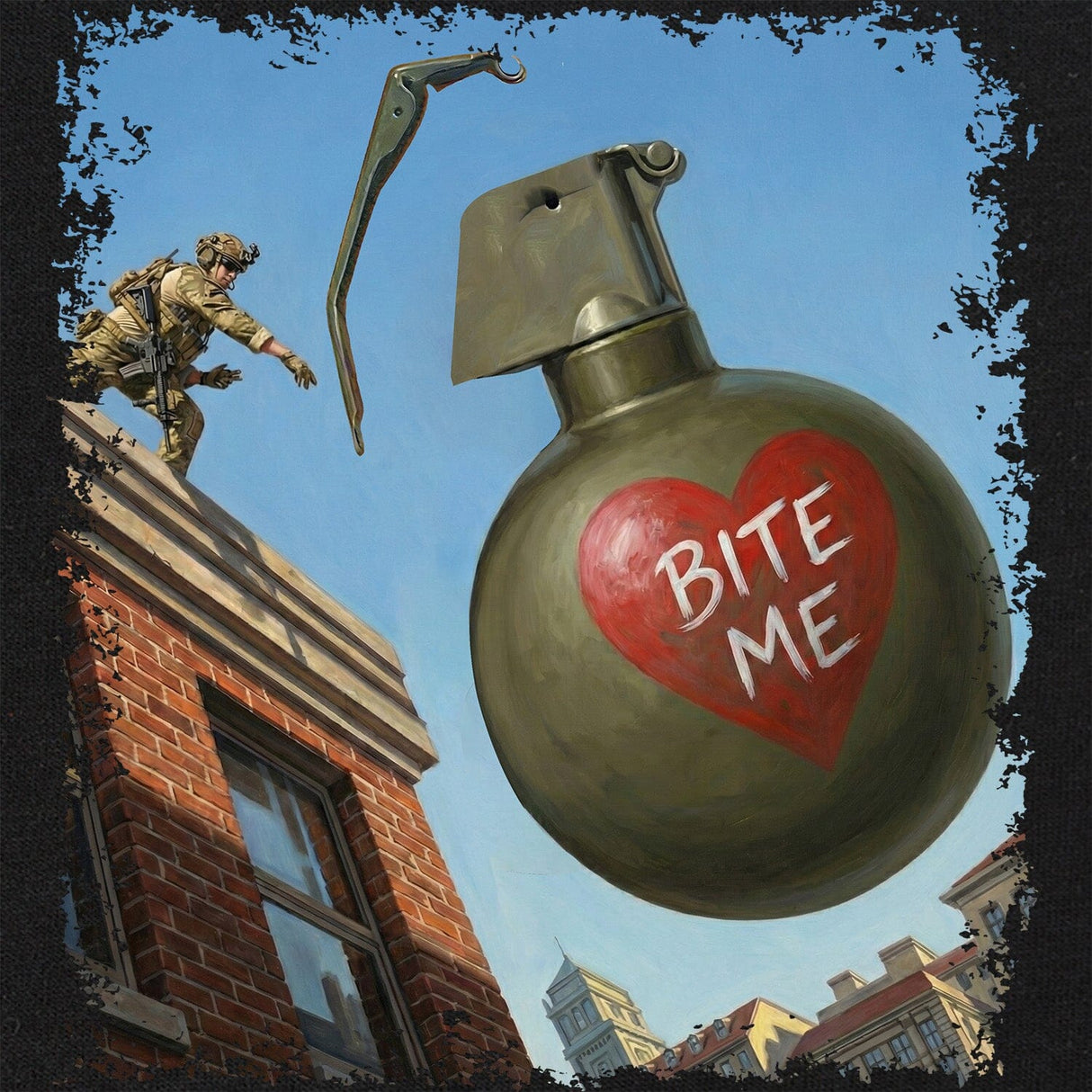 Bite Me Grenade T-Shirt Shirts 