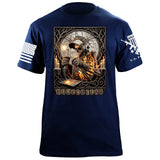 Blue Collar Flowers T-Shirt Shirts 88107-S-NAVY