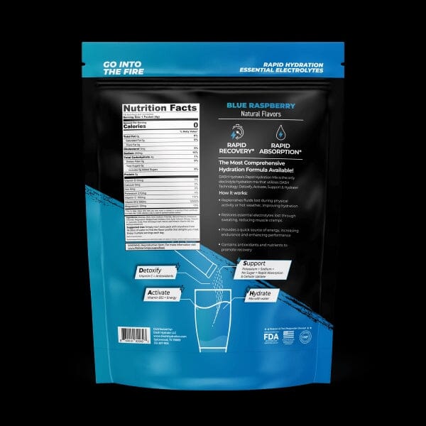 Dash Sugar-Free Electrolyte Powder | Blue Raspberry – USAMM