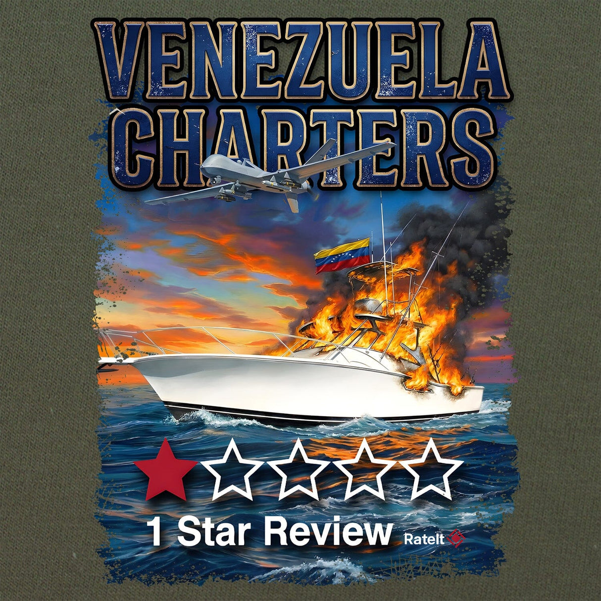 Venezuelan Charters 1-Star T-Shirt Shirts 