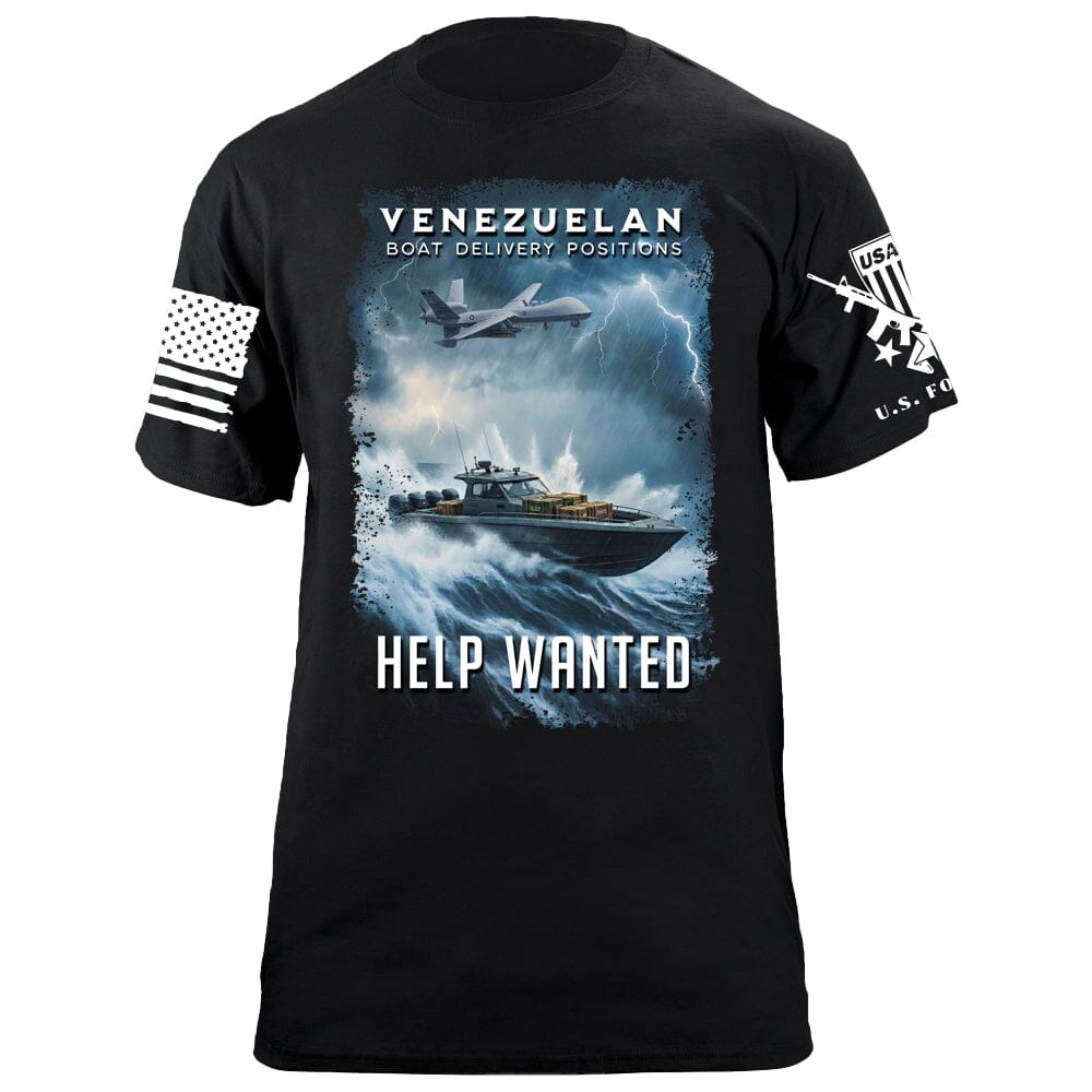 Boat Delivery Help Wanted T-Shirt Shirts 88018-S-BK