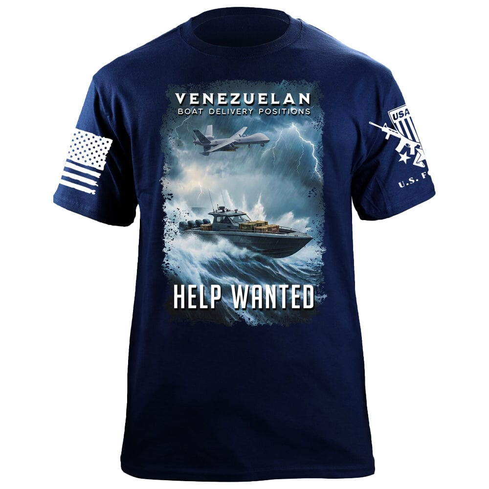 Boat Delivery Help Wanted T-Shirt Shirts 88018-S-NAVY
