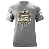 Bravo Echo Echo Romeo Shield T-Shirt Shirts 87153-S-HG