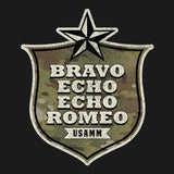 Bravo Echo Echo Romeo Shield Hoodie Hoodies 