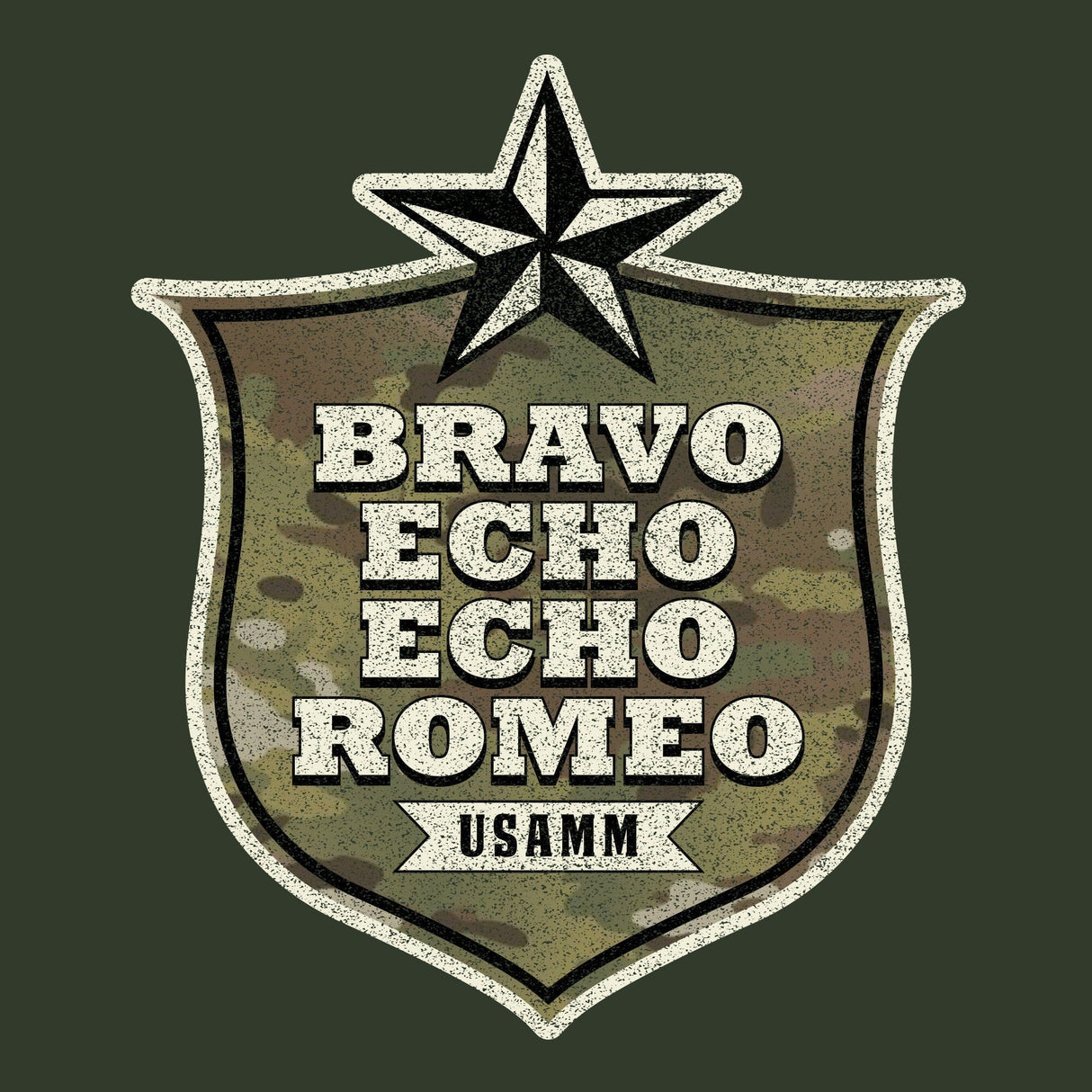 Bravo Echo Echo Romeo Shield Hoodie Hoodies 