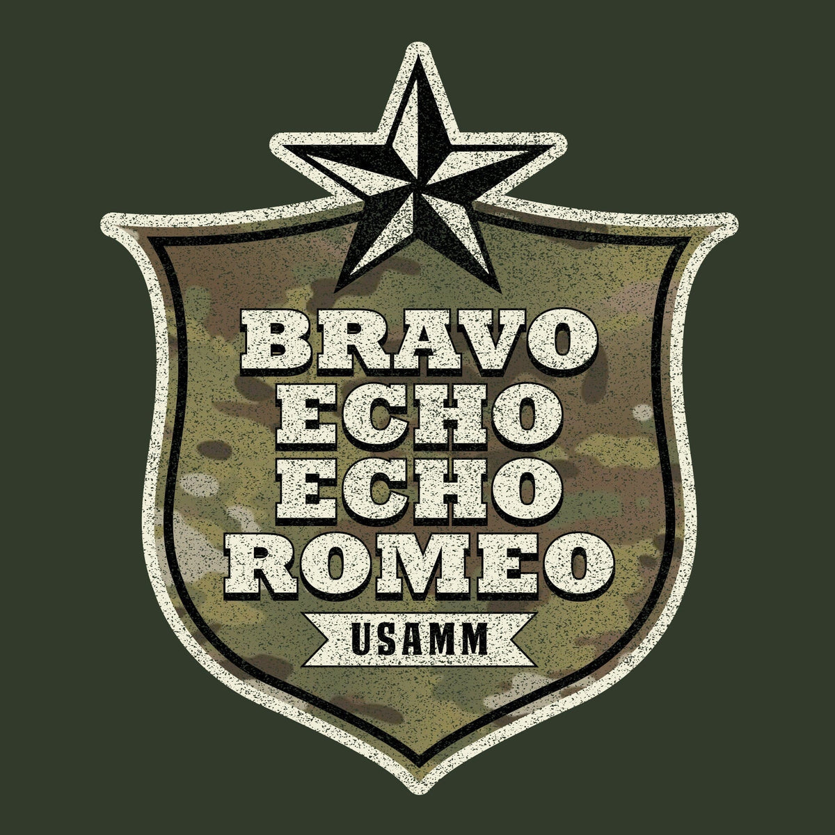 Bravo Echo Echo Romeo Shield Hoodie Hoodies 