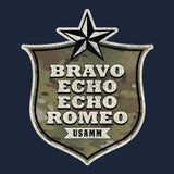 Bravo Echo Echo Romeo Shield Hoodie Hoodies 