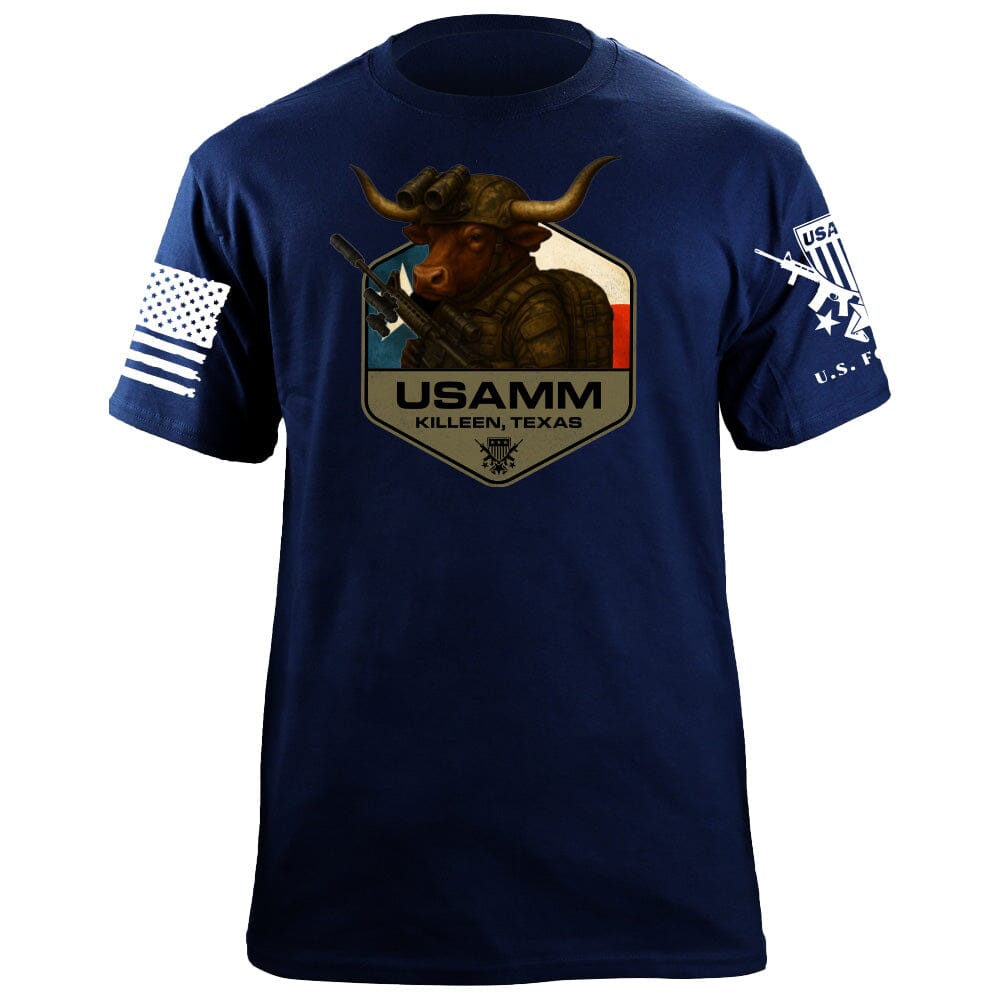Bull Operator Polygon Texas T-Shirt Shirts 86362-S-NAVY