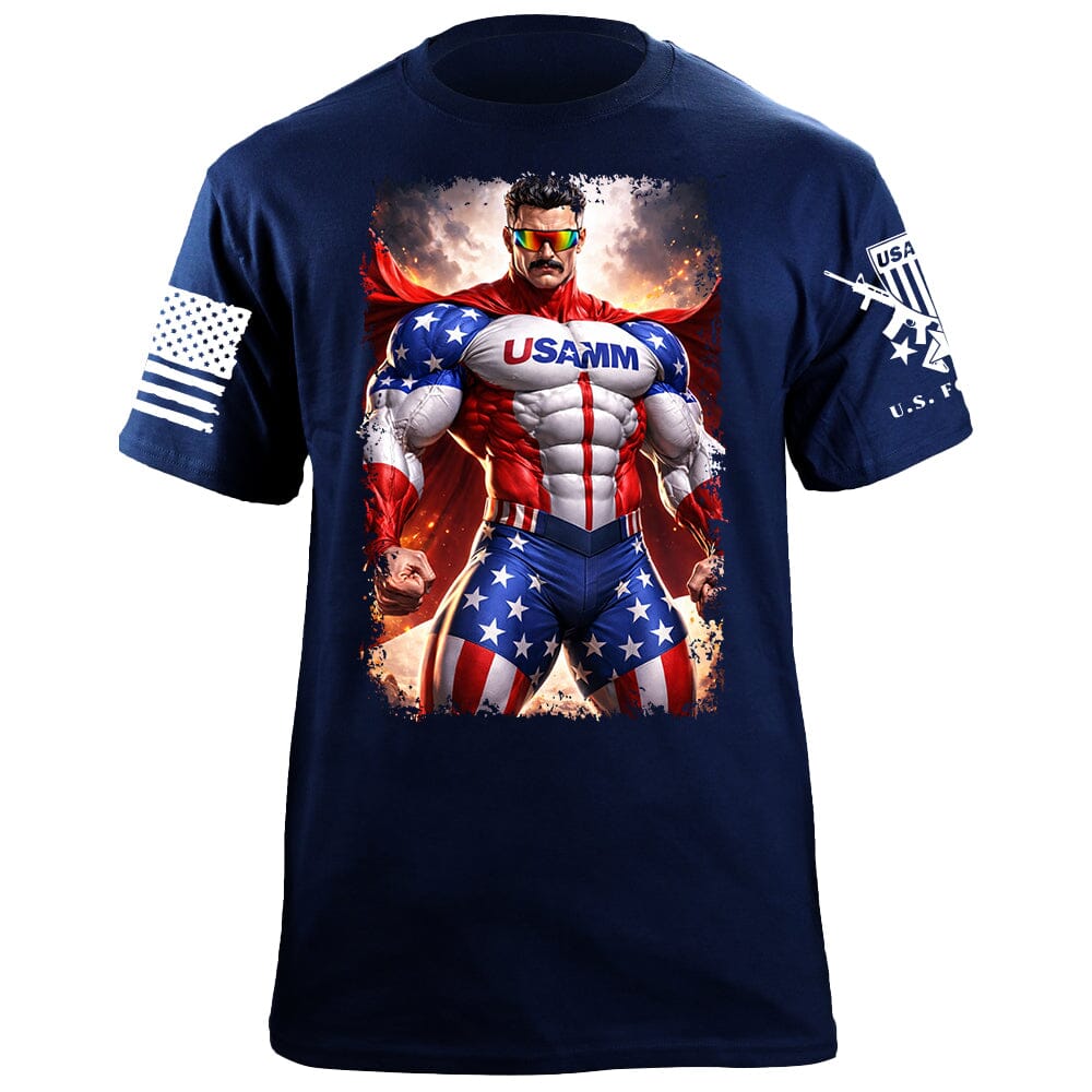 Captain USAMM T-Shirt Shirts 88066-S-NAVY