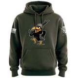 Cartoon Crow Soldier Hoodie Hoodies 
