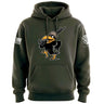 Cartoon Crow Soldier Hoodie Hoodies 