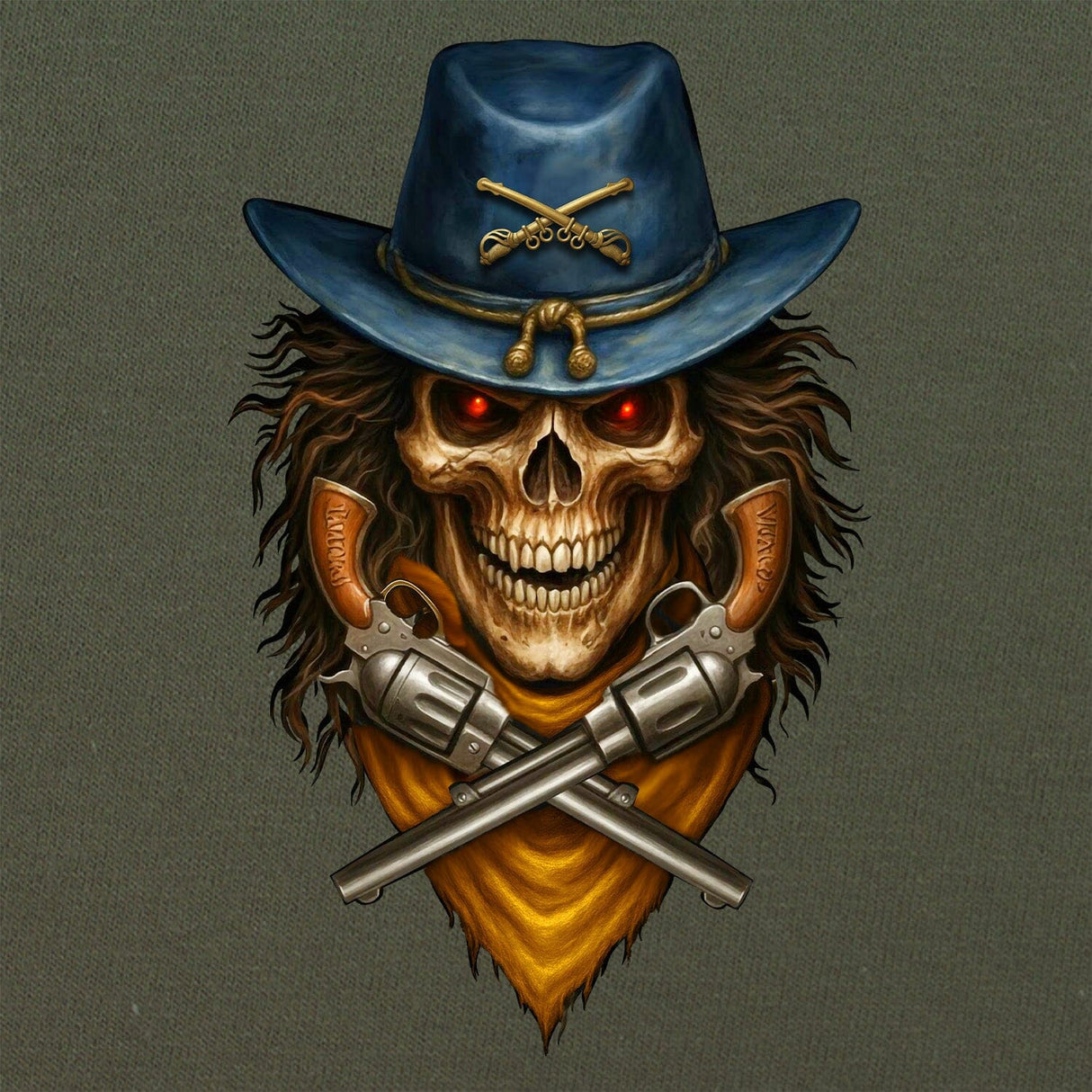 Cavalry Skull T-Shirt Shirts 