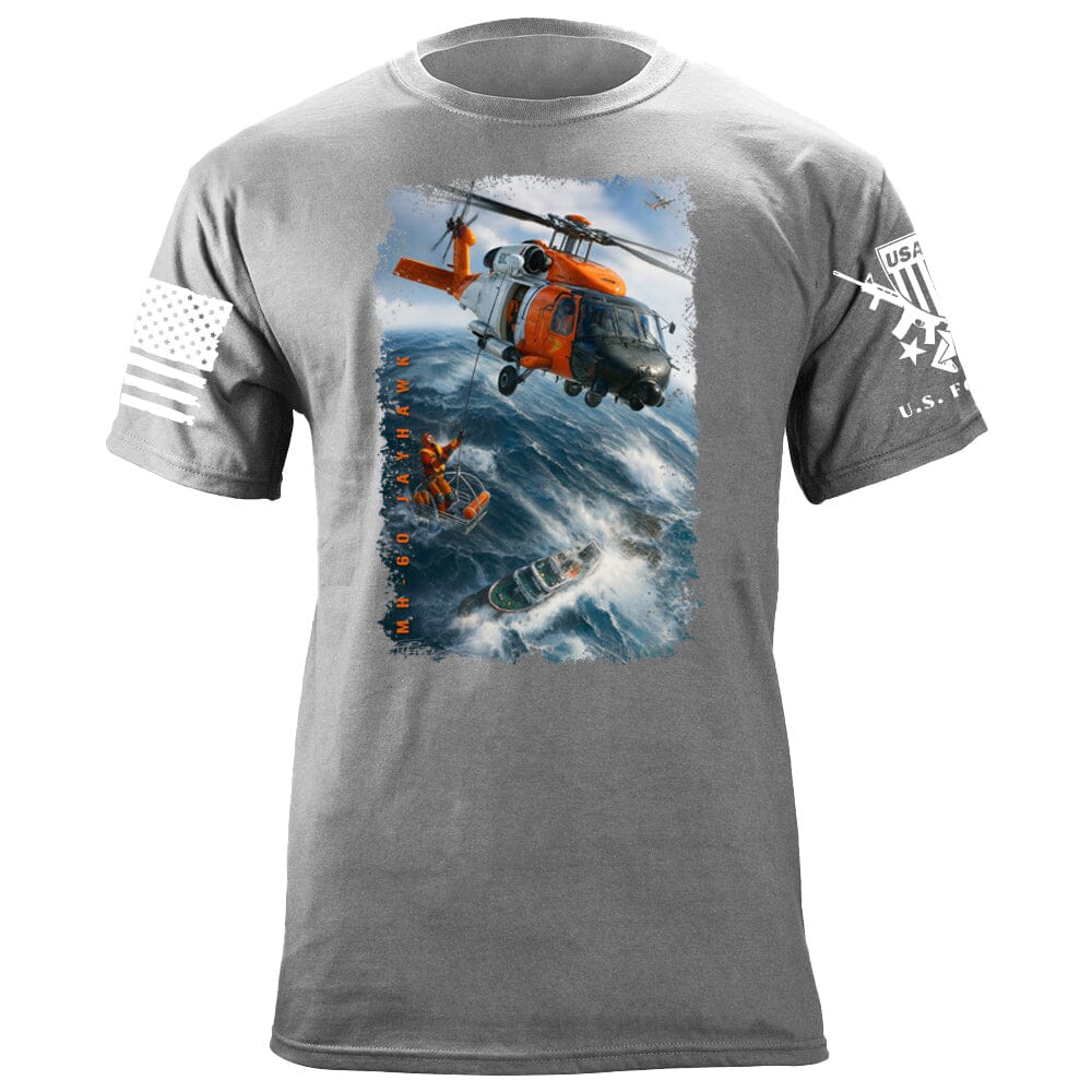 Coast Guard Jayhawk T-shirt Shirts 88022-S-HG