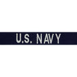 US Navy Gray Enlisted Branch Tape Embroidered Name / Branch Tapes 