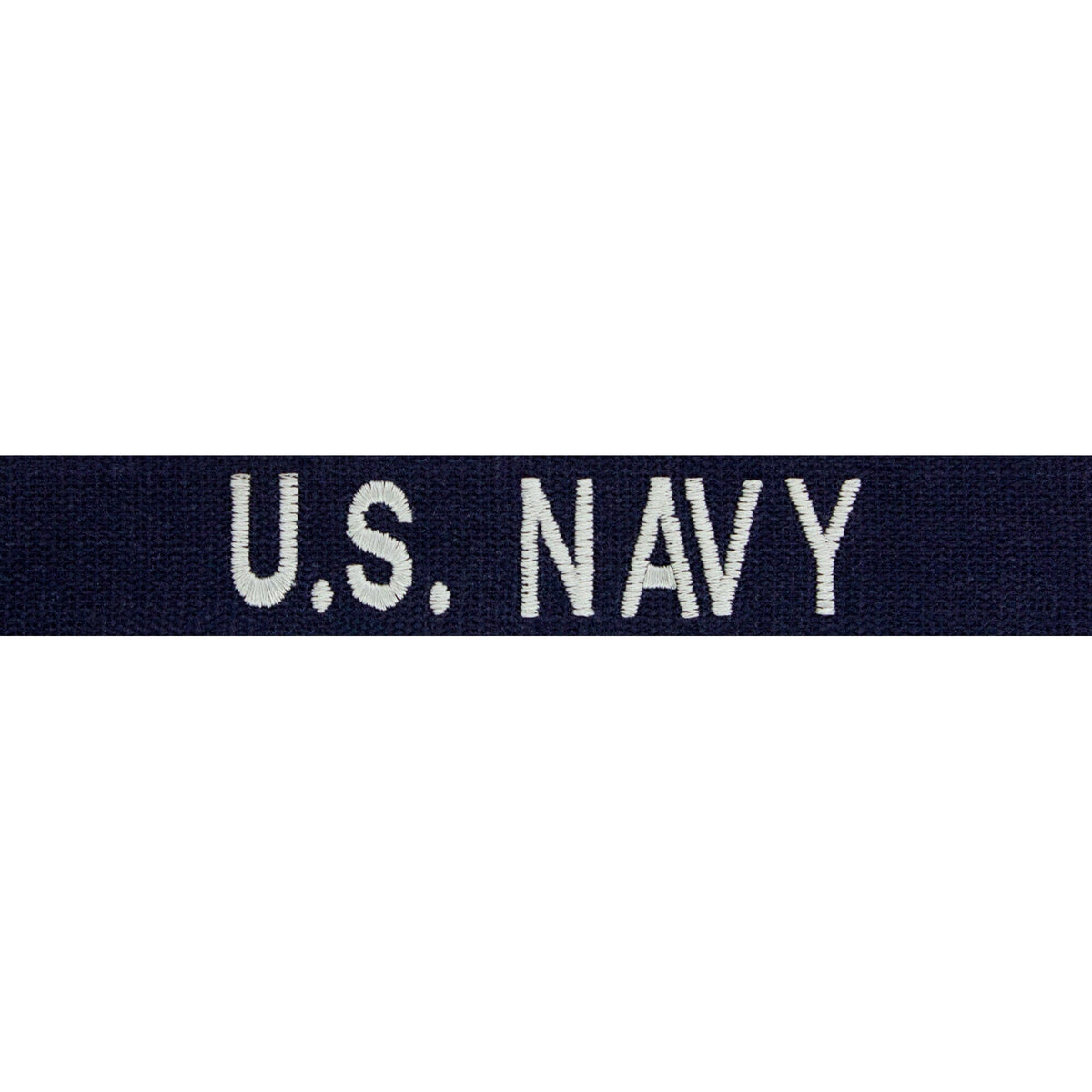 US Navy Gray Enlisted Branch Tape Embroidered Name / Branch Tapes 