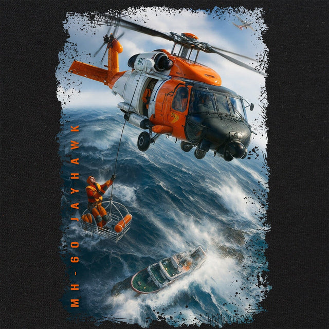 Coast Guard Jayhawk T-Shirt Shirts 