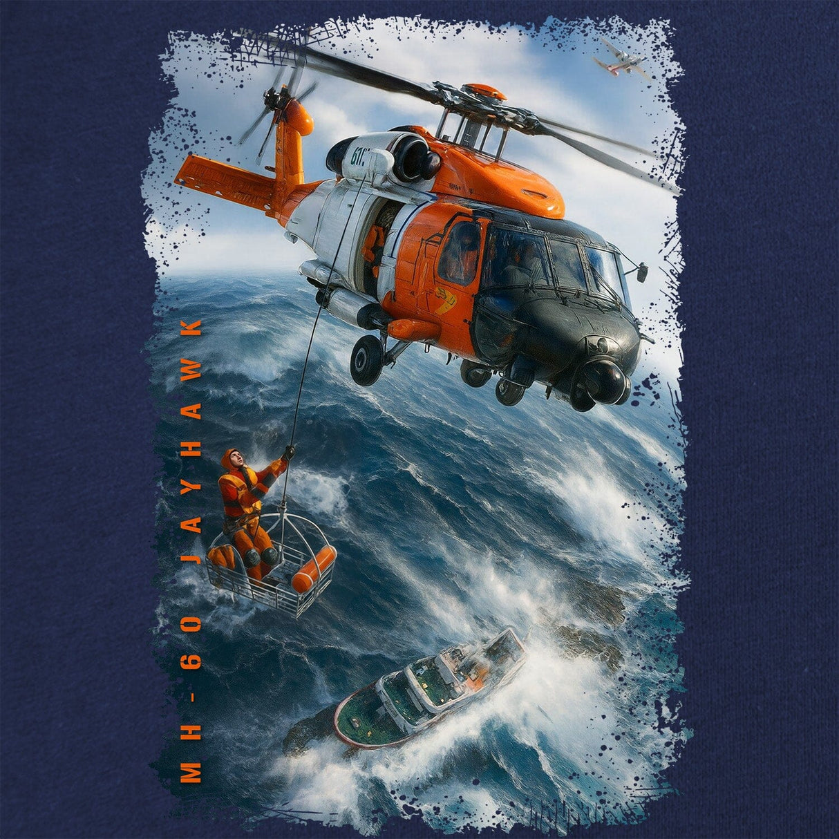 Coast Guard Jayhawk T-Shirt Shirts 
