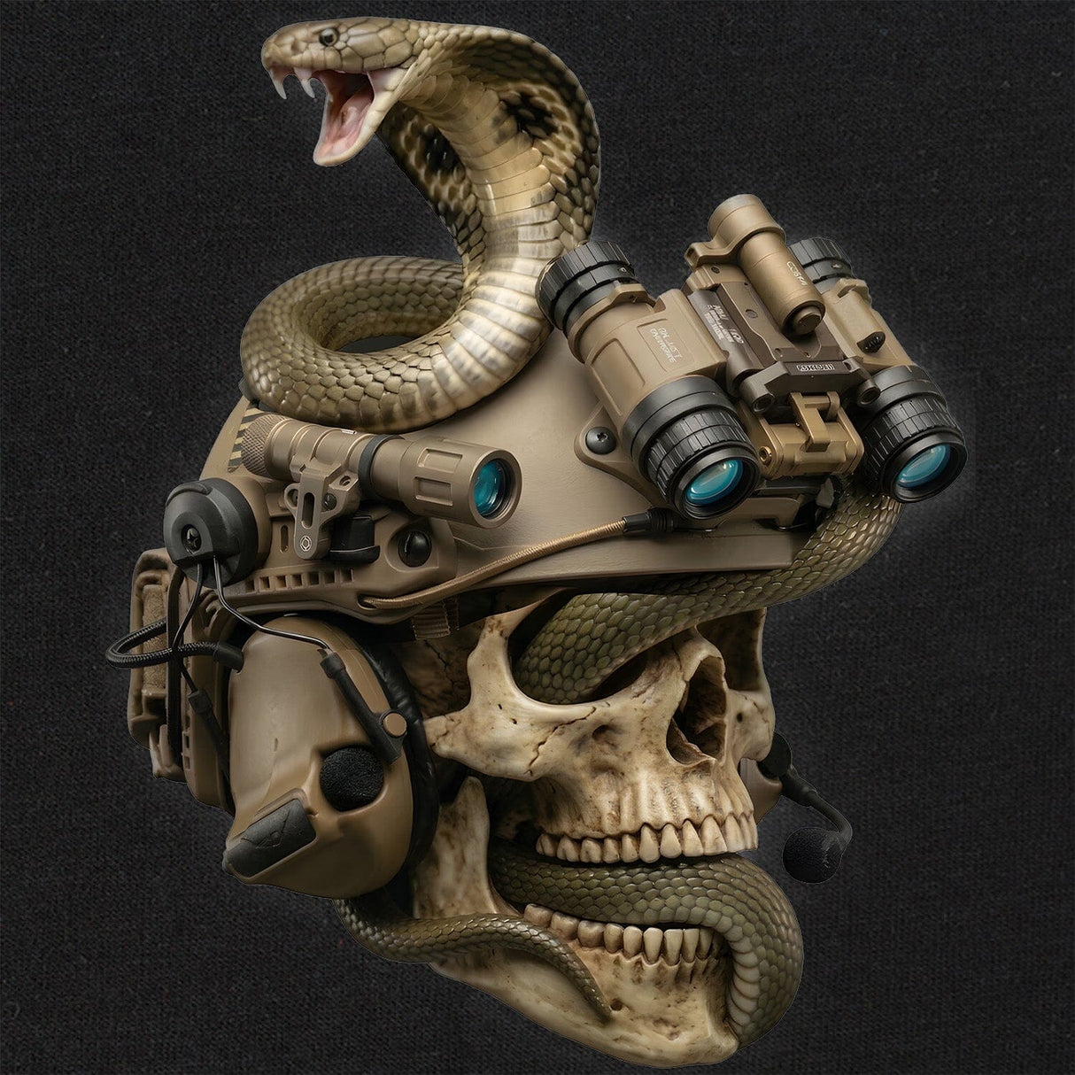Cobra Skull T-Shirt Shirts 