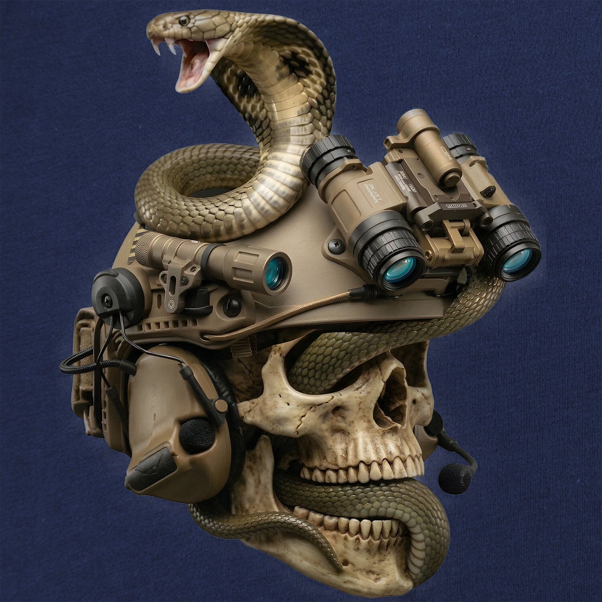 Cobra Skull T-Shirt Shirts 