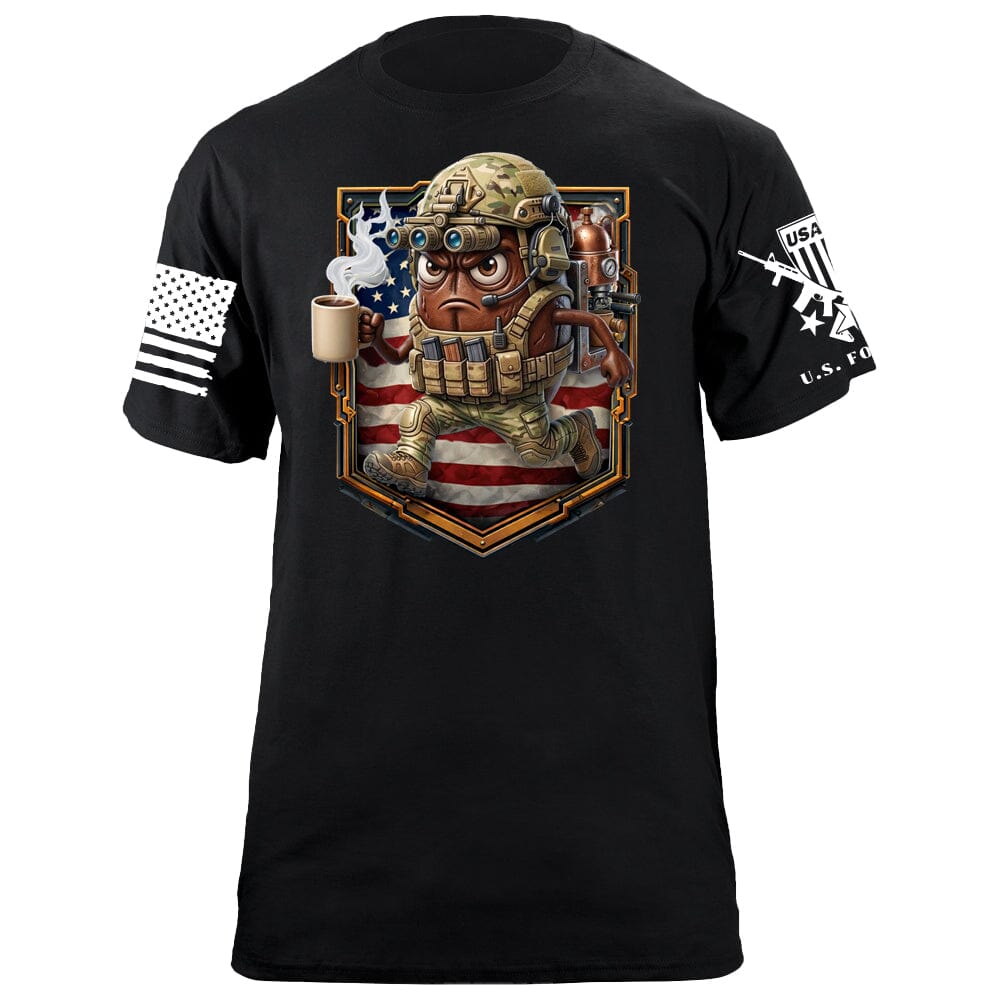 Coffee Bean Shield T-Shirt Shirts 88110-S-BK