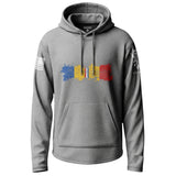 Combat Action Ribbon Distressed Lightweight Hoodie