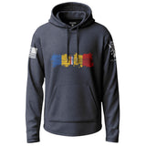 Combat Action Ribbon Distressed Lightweight Hoodie