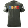 Combat Action Ribbon Distressed T-Shirt Shirts 87256-S-MG