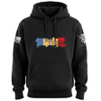 Combat Action Ribbon Distressed Hoodie Hoodies 
