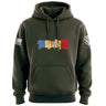 Combat Action Ribbon Distressed Hoodie Hoodies 