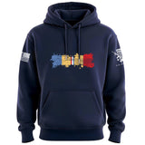 Combat Action Ribbon Distressed Hoodie Hoodies 
