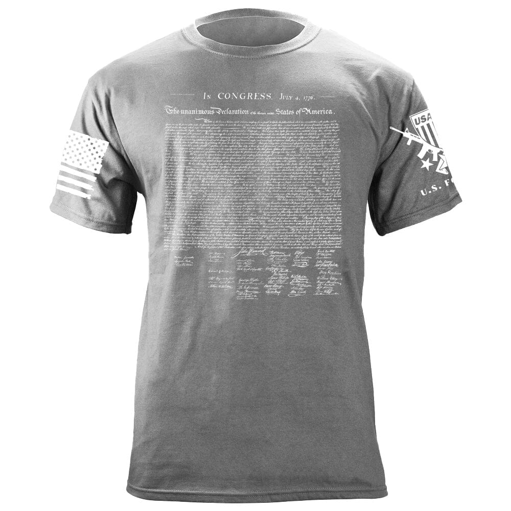 Declaration of Independence T-shirt Shirts 87171-S-HG