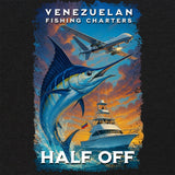 Fishing Charters Half Off T-Shirt Shirts 