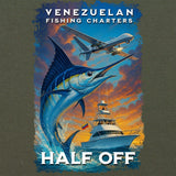 Fishing Charters Half Off T-Shirt Shirts 
