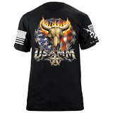 USAMM Bull Skull T-Shirt Shirts 88065-S-BK