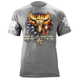 USAMM Bull Skull T-Shirt Shirts 88065-S-HG