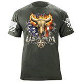USAMM Bull Skull T-Shirt Shirts 88065-S-MG