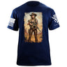 Cowgirl T-shirt Shirts 88023-S-NAVY