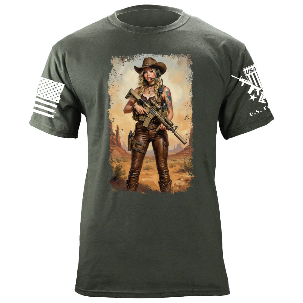 Cowgirl T-shirt Shirts 88023-S-MG