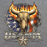 USAMM Bull Skull T-Shirt Shirts 