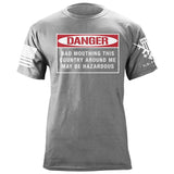 Danger Bad Mouthing This Country T-shirt Shirts 87049-S-HG