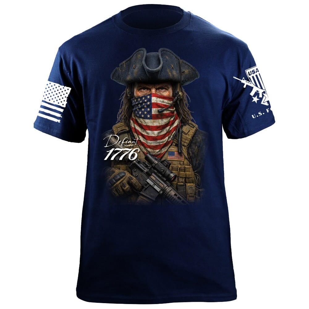 Defiant Patriot T-Shirt Shirts 88173-S-NAVY
