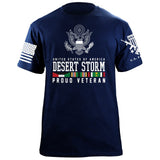 Desert Storm Ribbons T-Shirt Shirts 88174-S-NAVY
