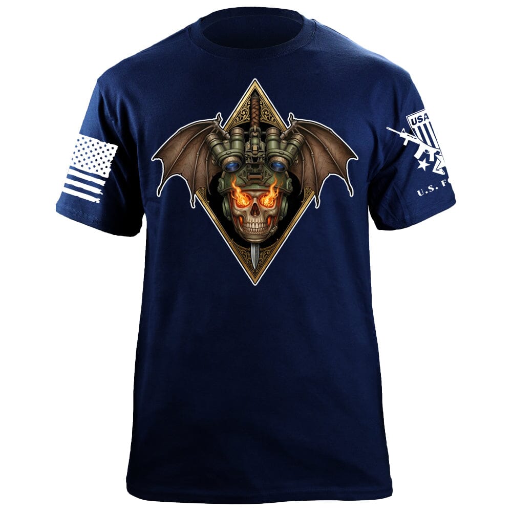 Diamond Bat T-Shirt Shirts 88113-S-NAVY